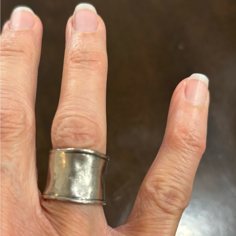 Silpada .925 silver ring, size 5